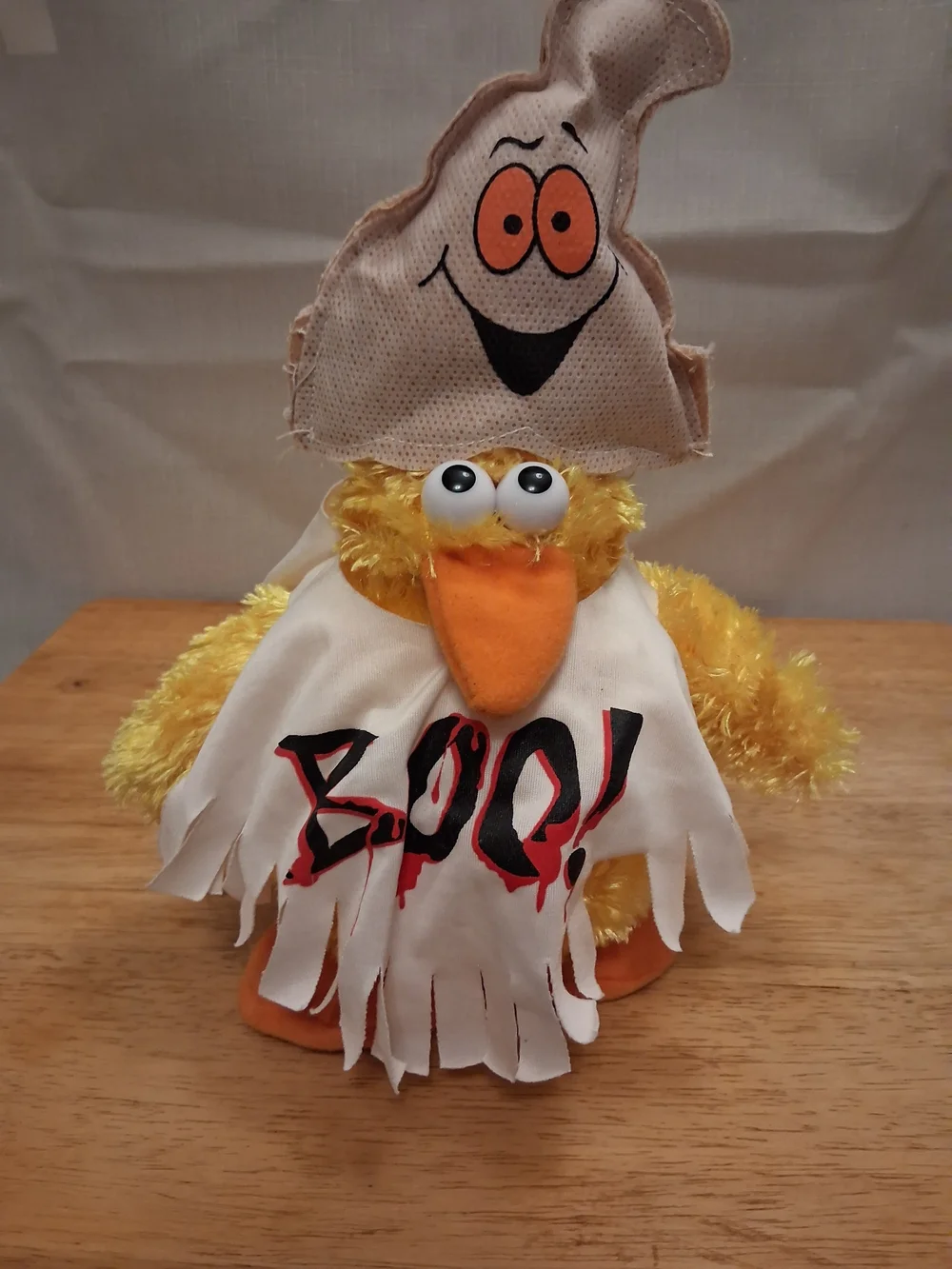 Rare Dan Dee Sesame Street Big Bird Ghost Plüsch Tier Boo! Halloween - Collector